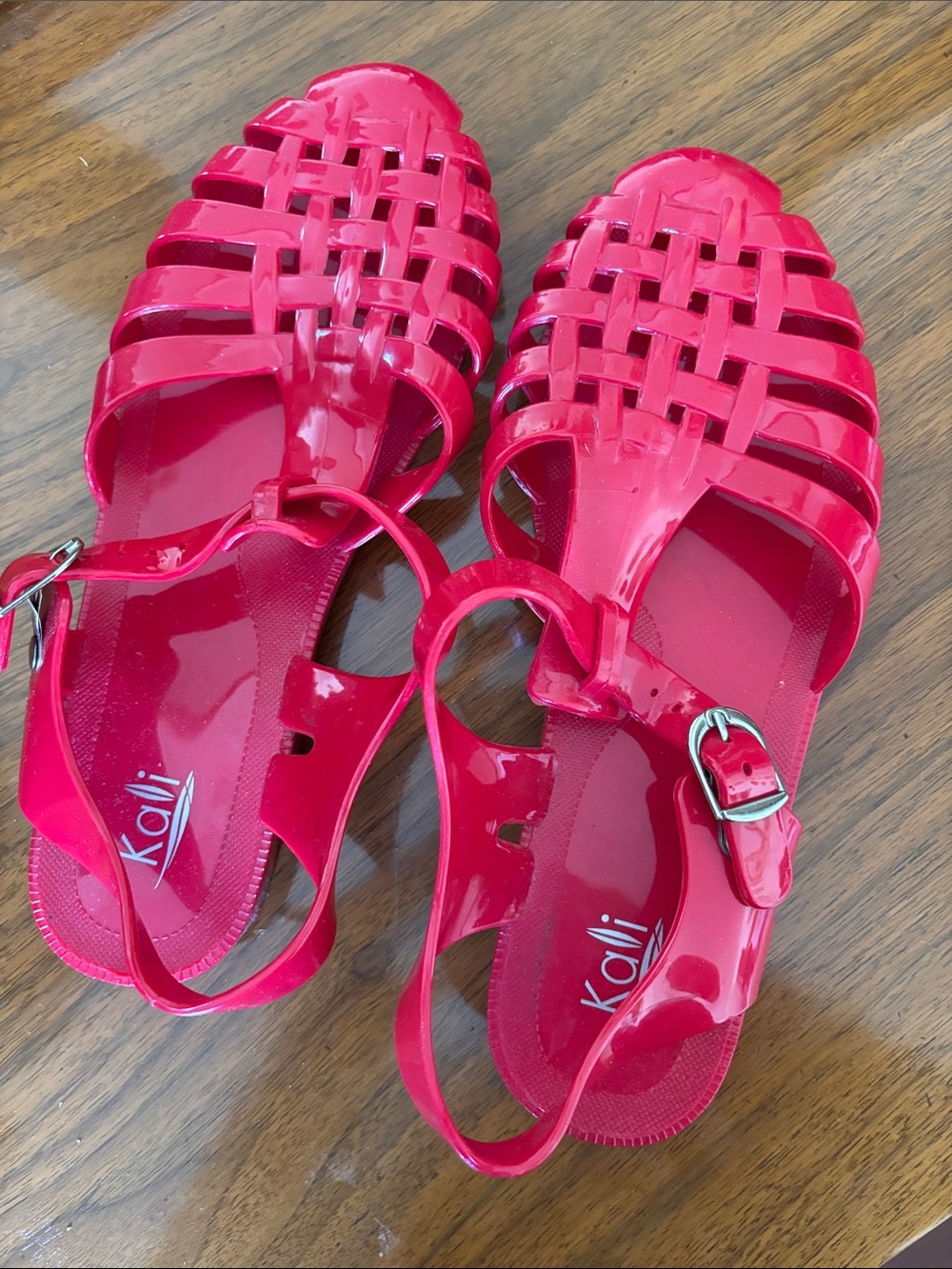 Kali Woven Jelly Sandals